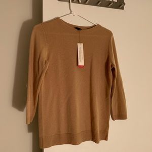 Cashmere tan sweater